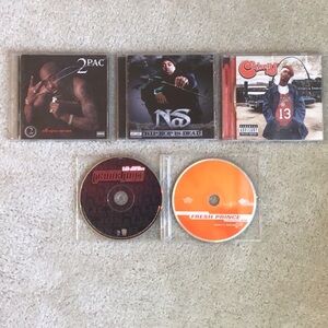 Set of 5 Rap/Hip Hop CDs, 1988-2006
